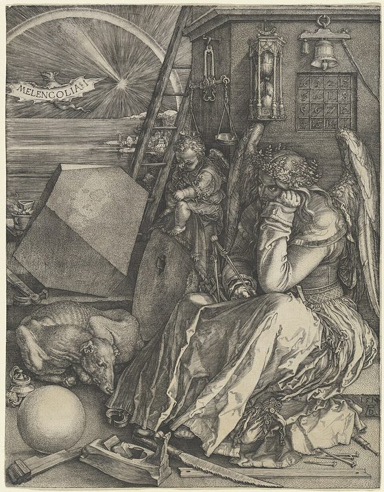 Gravure Melencolia I d'Albrecht Dürer