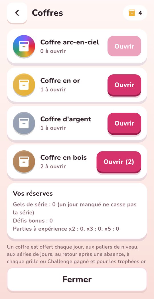 Les coffres