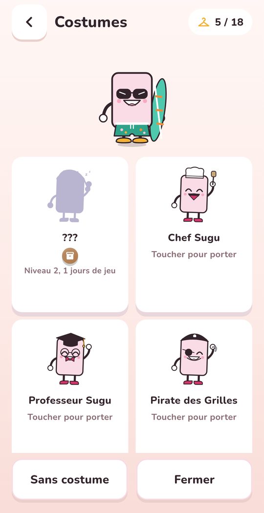 Les costumes de Sugu